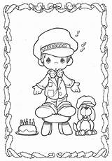 Precious Moments Coloring Pages Cowboy Larger Freecoloringpages Credit sketch template