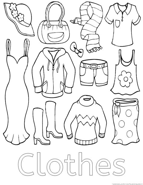 clothing store coloring pages coloring pages
