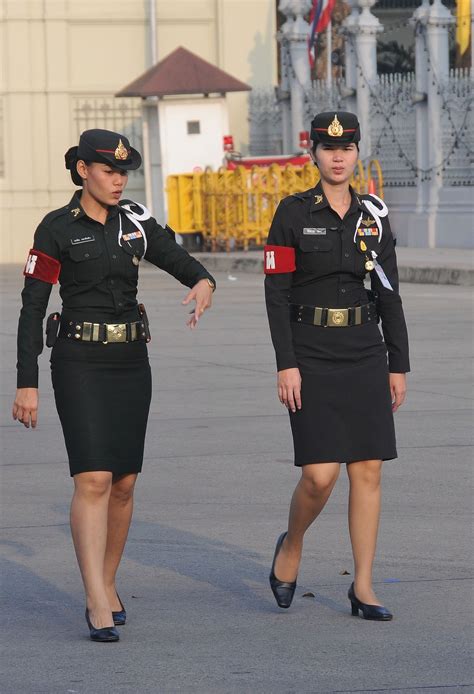 Thai Military Policewomen Make An Arrest Don T Move