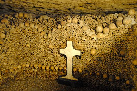 catacombs  paris  centuries  human remains   place