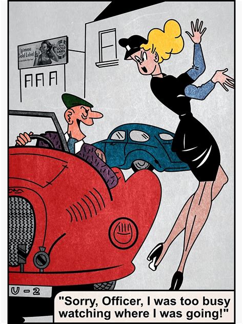 vintage funny joke retro 1950 s humor pin up girl poster by maljonic