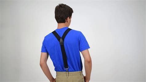 wear suspenders  pants   belt loops belt poster