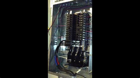 phase panel board wiring youtube