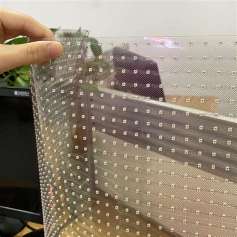 soft led display p  adhesive flexible ultra thin transparent led film screen indoor
