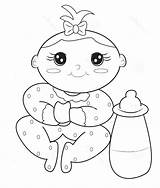 Baby Coloring Pages Printable Via sketch template