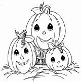 Halloween Coloring Color Pumpkins Print Pumpkin Pages Sheets Happy Colorings Colorear Moments Precious Fun sketch template