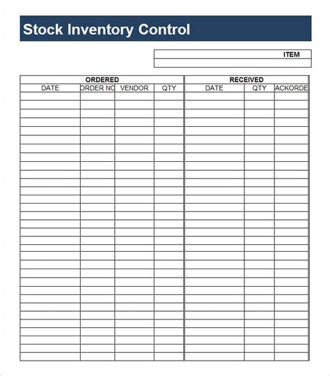 inventory tracking template annual inventory template beginning