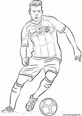 Football Alba Jordi Coloring Pages Fifa Cup Printable Bruyne Kevin Soccer Book sketch template