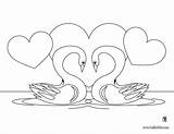 Swan Coloring Swans Drawing Pages Colour Couple Heart Wallpaper Color Getcolorings Printable Print Coloringbay Colours Results Link sketch template