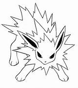 Jolteon Coloring Pokemon Pages Colouring Sheets Furious Google Eevee Drawing Printable Drawings Pikachu Horse Kids Evolutions Search Pokémon Color Dolphin sketch template