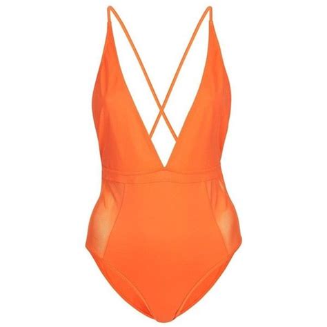 Womens Topshop Cindy One Piece Swimsuit €38 Liked On Polyvore
