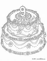 Birthday Cake Coloring Years Pages Old Year Print Girls Color Number Hellokids Online sketch template