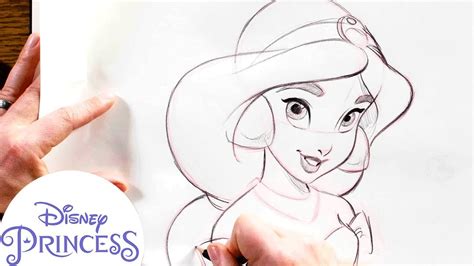 Drawing Of Disney Princess Jasmine Drawing Art Ideas