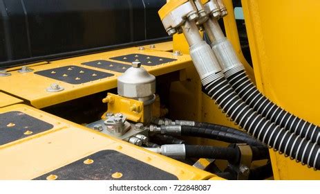 backhoe hydraulic systems stock photo  shutterstock