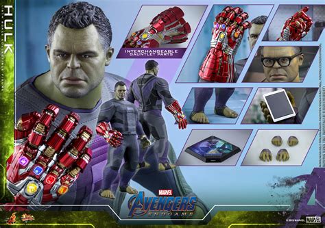 marvel select avengers endgame professor hulk  gauntlet figure