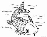 Koi Fisch Ausmalbild Cool2bkids Pesci Pesce Getcolorings Divyajanani Colorin sketch template