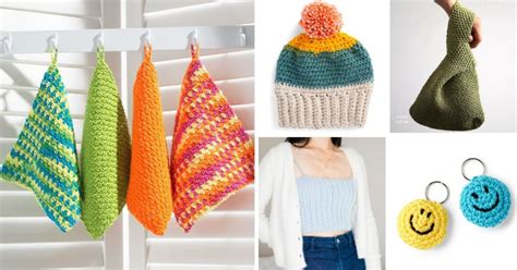 easy fun crochet projects  beginners dabbles babbles