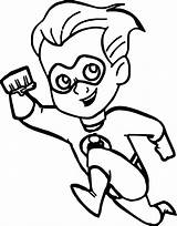 Incredibles Coloring Getdrawings Pages sketch template