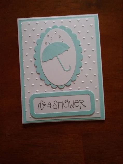 handmade shower card  umbrella baby shower cards handmade baby