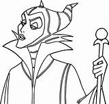 Coloring Maleficent Pages Print Kids sketch template