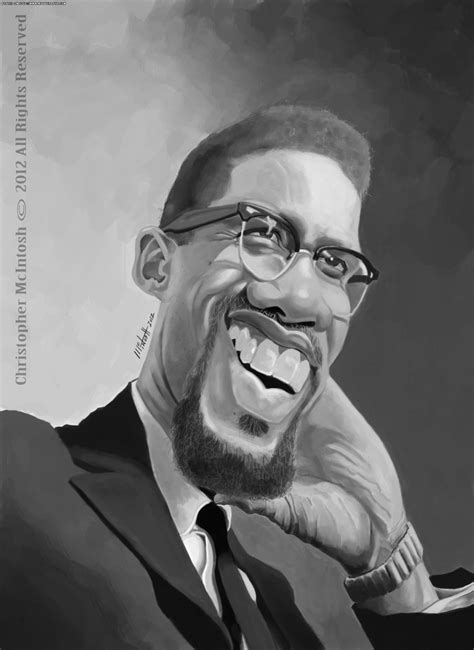 Malcolm X By Chrismci Caricatures Pinterest