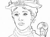 Poppins Mary Coloring Pages Colouring Drawing Printable Printables Disney Sheets Print Color Draw Andrews Adult Step Julie Popular Getdrawings Choose sketch template