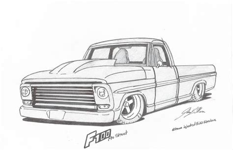 gmc pickup truck drawing  rita palmer