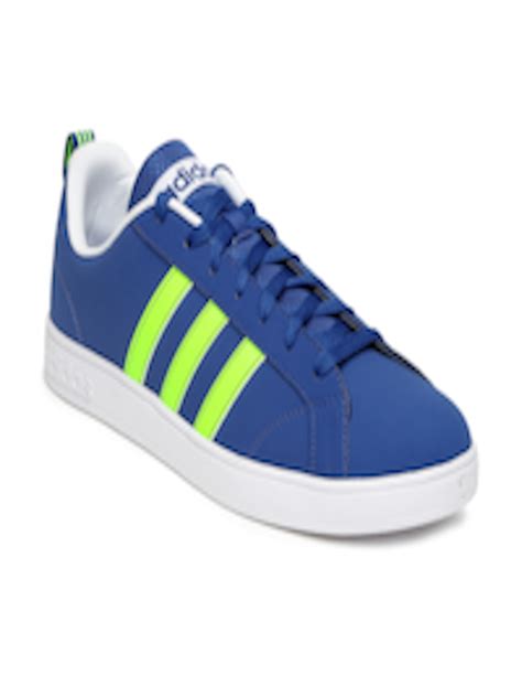 buy adidas neo men blue colourblocked sneakers casual shoes  men