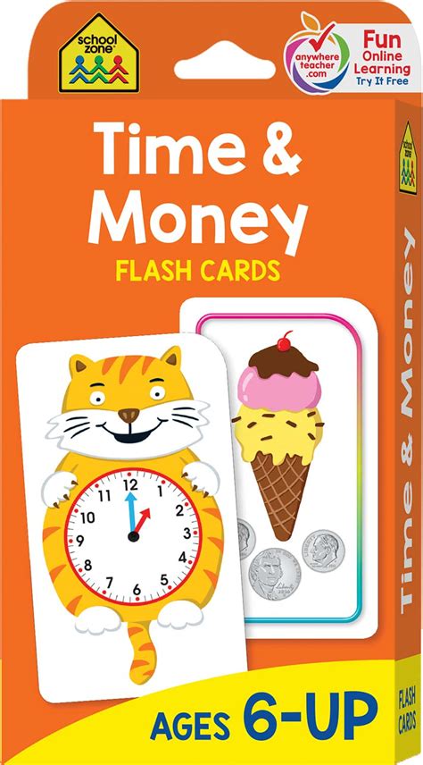 st    grade time  money flash cards raff  friends