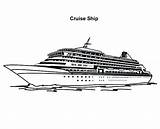 Cruise Ship Coloring Pages Disney Drawing Experience Awesome Kids Netart Color Print Ships Croisière Paintingvalley Printable Cruises Drawings Noir Blanc sketch template