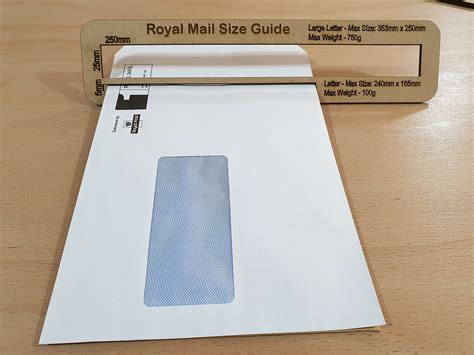 royal mail ppi letter guide size template post office size guide