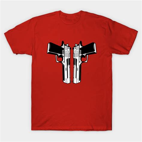 dual pistols guns  shirt teepublic