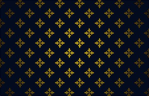 glowing gold color royal pattern  vector art  vecteezy