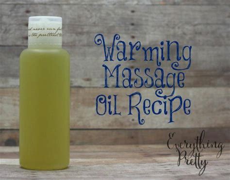 Warming Massage Oil Recipe For Date Night Spice Things