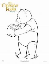 Coloring Christopher Robin Pages Choose Board sketch template