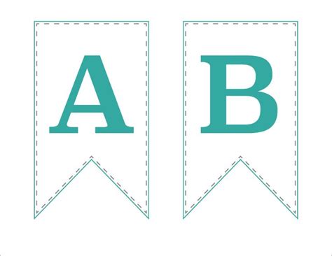 printable banner letters