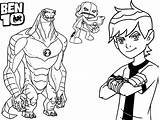 Ben Coloring Pages Ten Alien Sheets Cartoon Ultimate Funny Print Force Wecoloringpage Ben10 Printable Drawing Aliens Color Shocking Team Getcolorings sketch template