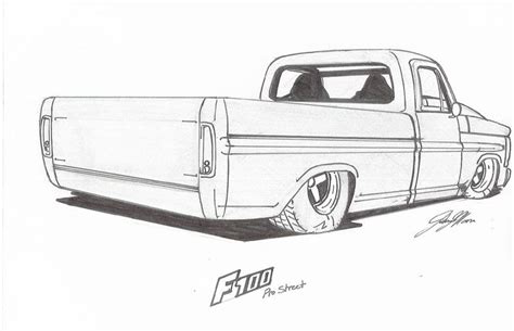 truck drawings ajpg  drawing  ford pinterest