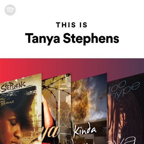 this is tanya stephens spotify playlist