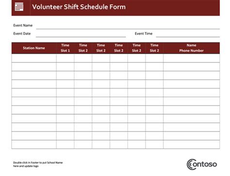 monthly employee shift schedule template collection
