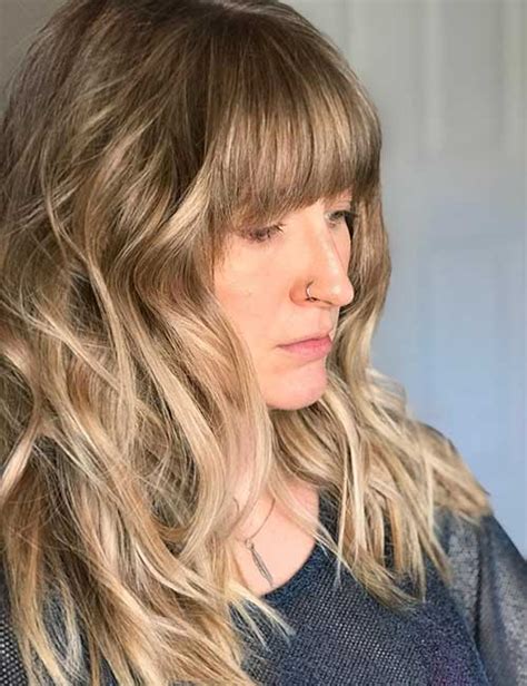 50 Best Long Hair With Bangs Looks For Women 2019