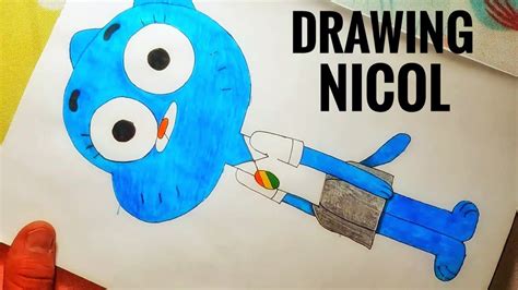 Drawing Nicol Watterson From The Amazing World Of Gumball