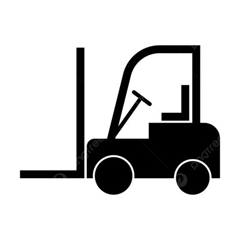 forklift silhouette forklift forklifts forklift icon png  vector  transparent