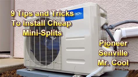 tips  install cheaper  diy mini splits pioneersenvillemr cool youtube