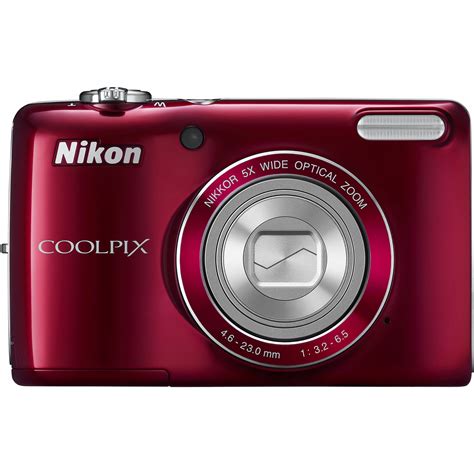 nikon coolpix   megapixel compact camera red walmartcom walmartcom