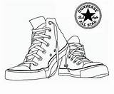 Converse Coloring Shoes Pages Shoe Tennis Color Sketch Drawing Detailed Jordan Michael Highly High Chuck Taylor Sheets Clipart Printable Getdrawings sketch template
