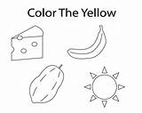 Pages Yellow Coloring Printable Toddlers Toddler Sun Color Worksheets Printables Fantastic Freecoloring sketch template
