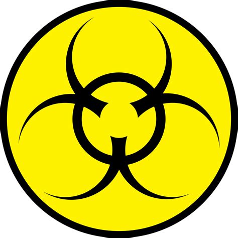 hazardous sign toxic clipart
