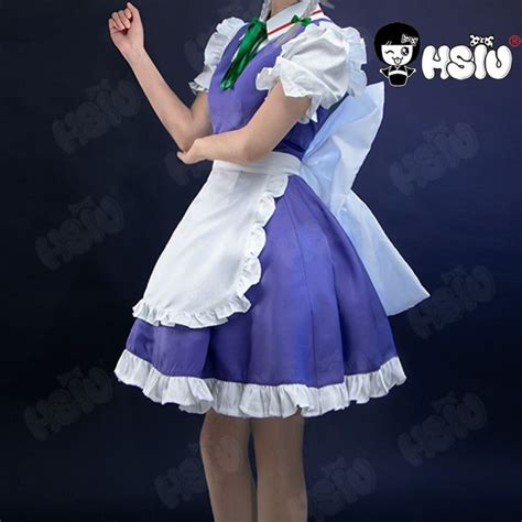 Izayoi Sakuya Cosplay Costume Anime Touhou Project Costume Hsiu Maid