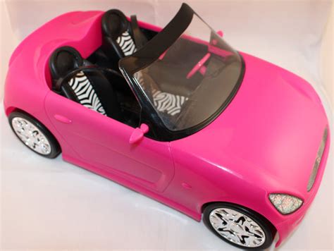 mattel  barbie  glam convertible pink sports car gemm sales company